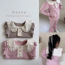 아오스타 아뜰리에블라우스 유아가을옷 등원룩 데일리룩 아기옷 돌촬영룩