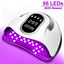 66LED 네일 건조기 LED 램프 UV 모든 젤 매니큐어 모션 감지 살롱 도구 장비, SUN X10 Max_UK Plug (220-240V)