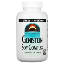 Source Naturals 제니스테인 쏘이 컴플렉스 1 000mg 120정 이소플라본, One Color, One Size