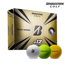 브리지스톤 e12 컨택트 B 3피스 골프공, 매트 그린