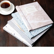 예쁜 하드 커버 양장 포토 앨범 접착식 내지 아기 성장 사진, 핑크
