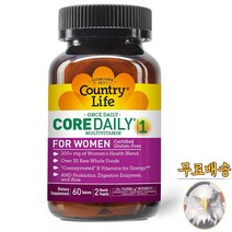 미국산 컨트리라이프 여성 멀티비타민 60정 종합비타민 Country Life Women Multivitamins 선물증정, 1개