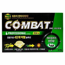 컴배트 프로페셔널 파워 개미용(피프로닐) 1.67g x 6개입(773000), 상세페이지 참조, 상세페이지 참조