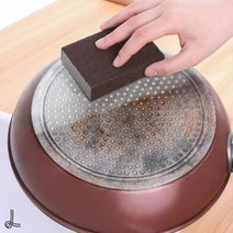 루아르모 만능 스텐 수세미 눌러붙은 찌든때 제거 매직 스펀지 개별포장, 6개