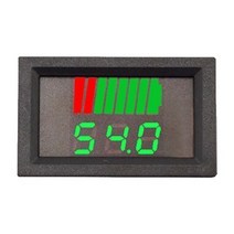 자동차 LCD 디스플레이 전압계 배터리 용량 표시기 볼트 전압 패널 모니터 납산 전력 테스트 도구, Blue_CHINA