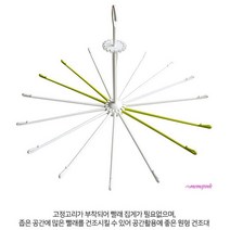 MMSa_자취생필수품 소형건조대 미니빨래 원룸기숙사 베란다 틈새 빨래대 걸이형 국산 속옷 무타공 자취방 접이식 수건걸이efg748, MMSa_국산 반달빨래건조대