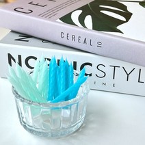 [당일배송] 하피블리 생일초 케이크초, 트위스트 형광초 민트, 단품