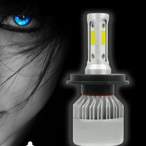 [마크트] 오토바이 전조등 전구 LED 벌브 헤드 라이트 전구 H4 _ 2108EA