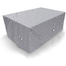 야외 피크닉 정원 테이블세트 이케아 테라스 탁자 사용자 정의 소파 커버 방수 야외 파티오 정원 가구 커버 비 눈 의자 테이블 방진 주방 라운드 광장, 은, 152x104x71cm