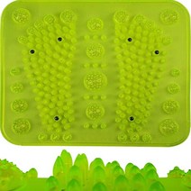 홀렌24 지압발판 발마사지기 지압매트 2080, 형광색, 1개