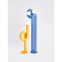 곡선 파이프 플로어램프 호텔 키즈룸 카페 스탠드조명, 유형 C H1500xD150