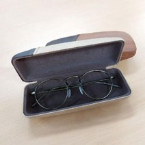 (SM) 가죽 우드 안경 케이스