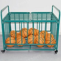 공정리함 체육관공정리함 볼캐리어 공정리 공보관함 농구공보관함, 대형어셈블리-녹색(체인잠금장치보내기)