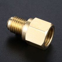 진공 펌프 R134A 1 2 ACME-F 4 MFL 스트레이트 어댑터 w 밸브 코어 냉매 탱크