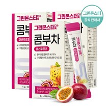 [공식판매처] 그린몬스터 디톡 콤부차 패션후르츠 20억 유산균, 3박스 (총 30포)
