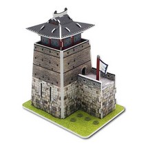 [동화오피스] 3D 우드락 입체퍼즐 건축모형만들기 1 / 6세 7세 유치원선물, 수원화성 서북공심돈