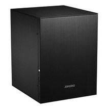 Jonsbo-C2 미니 ITX/마이크로 ATX PC 케이스 170*170mm/245*215mm 마더 보드용 컴퓨터 데스크탑 섀시, 02 Black