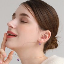 [프리스카제이] [이지혜 착용] 18K 자체제작 글린트 이어링