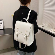 가죽공예키트 가죽공예 백팩 배낭 가방만들기 DIY 키트 수제 핸드메이드 재료 패키지 세트, 화이트