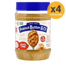 피넛버터앤코 땅콩버터 Crunch Time 454g, 4개