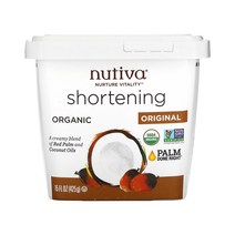 Nutiva 유기농 쇼트닝 오리지널 레드팜 및 코코넛 오일 15oz(425g) 2팩