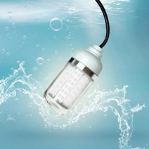 갈치집어등 문어 미니 수중 집어등 3 색 12V 15W 낚시 조명 108Pcs 2835, 01 White