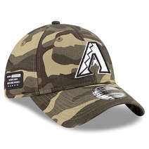 뉴에라 MLB Armed Forces Day 9TWENTY 조절 가능한 모자 - 카모 (아리조나 다이아몬드백), Arizona Diamondbacks