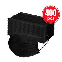 일회용 인증 외과 얼굴 마스크 성인 검은 마스카라 quirur i a ho olo ada 의료, 06 400pcs Black