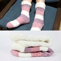 두툼한 여성 수면 양말 방한과 보온에 딱 / 겨울을 따뜻하게