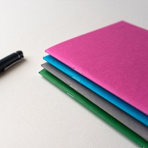 데이스테이션 A5 노트 Light Notebook 심플한 프리 라이트 노트, 팝핑크 라인