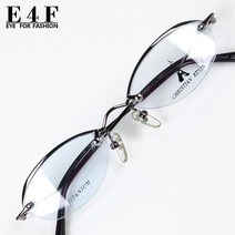 국산 동그란 수제 프리미엄 티타늄 반무테 남자 여자 안경 안경테