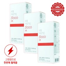L아르기닌 고함량 5000mg 시트루 엘아르기닌 효능 운동전 헬스부스터 20g x 15포 3박스