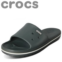 크록스 크록밴드 III 슬라이드205733-07I슬레이트그레이