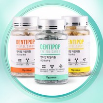 덴티팝 3종 치아 건강 관리 입냄새 제거 천연 자일리톨 원석 프로폴리스 작심랩 작심연구소, 덴티팝 3박스, 덴티팝 레몬