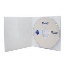 영화 음악 DVD CD 연질 슬림 케이스 투명 1P 10매
