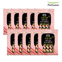 [풀무원]두번 구워 김밥이 더욱 향긋한 김밥 김 (20g)x10봉, 10개, [풀무원]네번구워 김밥김 (20g)x10봉