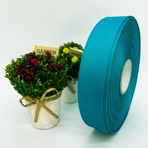 포장 리본 끈 제이제이리본 골직리본15mm 20mm 25mm 60컬러 (길이 45M ) 공단리본, 13청록색