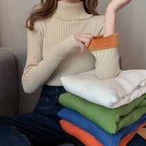 융털안감 긴팔기모티 목폴라 터틀넥 LK-T003 폴라티
