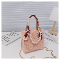 뜨개가방 만들기 망스티치 코바늘 가방뜨기 키트 DIY 버킷백 토트백, B.스퀘어 버킷백, 오렌지