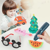 3D펜 저온 3D 펜 3d매직펜+필라멘트 56m, 블루+56m 필라멘트