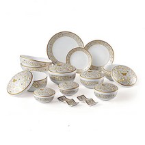 한국도자기 호원 칠첩반상기 21p, 상세 설명 참조