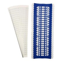 자수 실 주최자 재사용 가능한 실 주최자 50 구멍 크로스 스티치 행 라인 도구 cos 액세서리, 푸른, 10.83 x 4.53 x 0.98 인치, PP 플라스틱