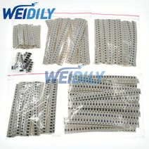 SMD 저항기 키트 1% 1206 0402 0603 0805 1r-1mr 0r-10mr 합금 저항 2512 100% 새로운 칩 저항 모듬 세트, 0402 660PCS