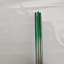 유자형 야자매트핀 U자형 철근핀 앙카 고정 100개, 그린페인트 5mm 길이 30cm 100개