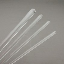 아연 각관 투명 붕규산 유리 전환 바 직경 4mm ~ 12mm 실험실 비커 유리 교반 막대 6 개/12 개, 10x300mm 6pcs
