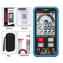 분석 측정 측량 GVDA 차세대 600V 디지털 멀티 미터 Ture RMS AC DC NCV 스마트 멀티 미터 테스터 옴 커패, 05 GD118B blue
