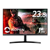 [Acer Direct 한정] AOPEN 게이밍 모니터 24ML2Ybmix 23.8인치 75Hz 1ms IPS 프레임리스 풀 HD PS4 PS5 FPS향 HDMI 스피커 내장 Free Sync 디스플레이 3년 보증