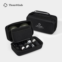 ThousWinds 골제로 랜턴 파우치 케이스 보관함 택티컬, 블랙