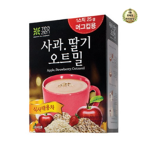라이브잇 티젠_사과딸기오트밀차_, 10개입, 10개, 25g