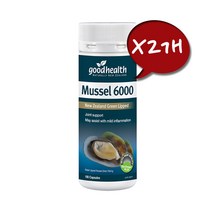 Good Health 뉴질랜드 정품 굿헬스 초록입홍합 6000mg 100캡슐 2개세트